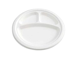 10inch 3 Compartments Dinner Plate 20packs - 500pcs