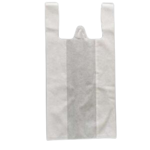 35gsm Large Non-Woven White Bags - 500pcs