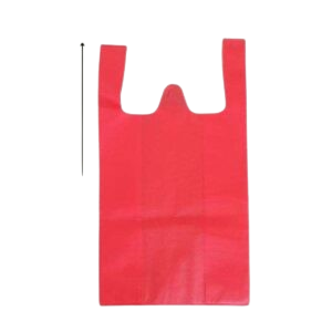 35gsm Medium Non-Woven Red Bags - 500pcs