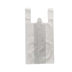 35gsm Medium Non-Woven White Bags - 500pcs